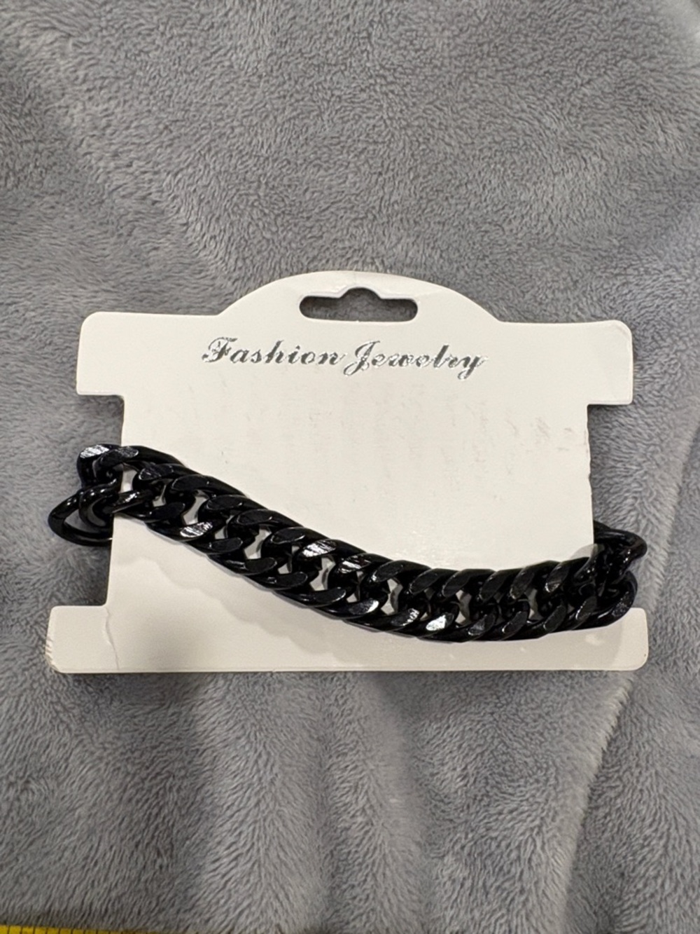 Fashion Jewelry Black Chunky Chain Bracelet
